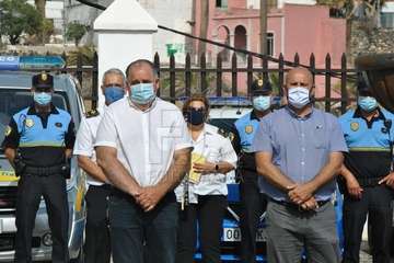 Homenaje de la Banda Municipal de Música a la Policía Local y Policía Nacional  (Foto Francisco Javier Santana)